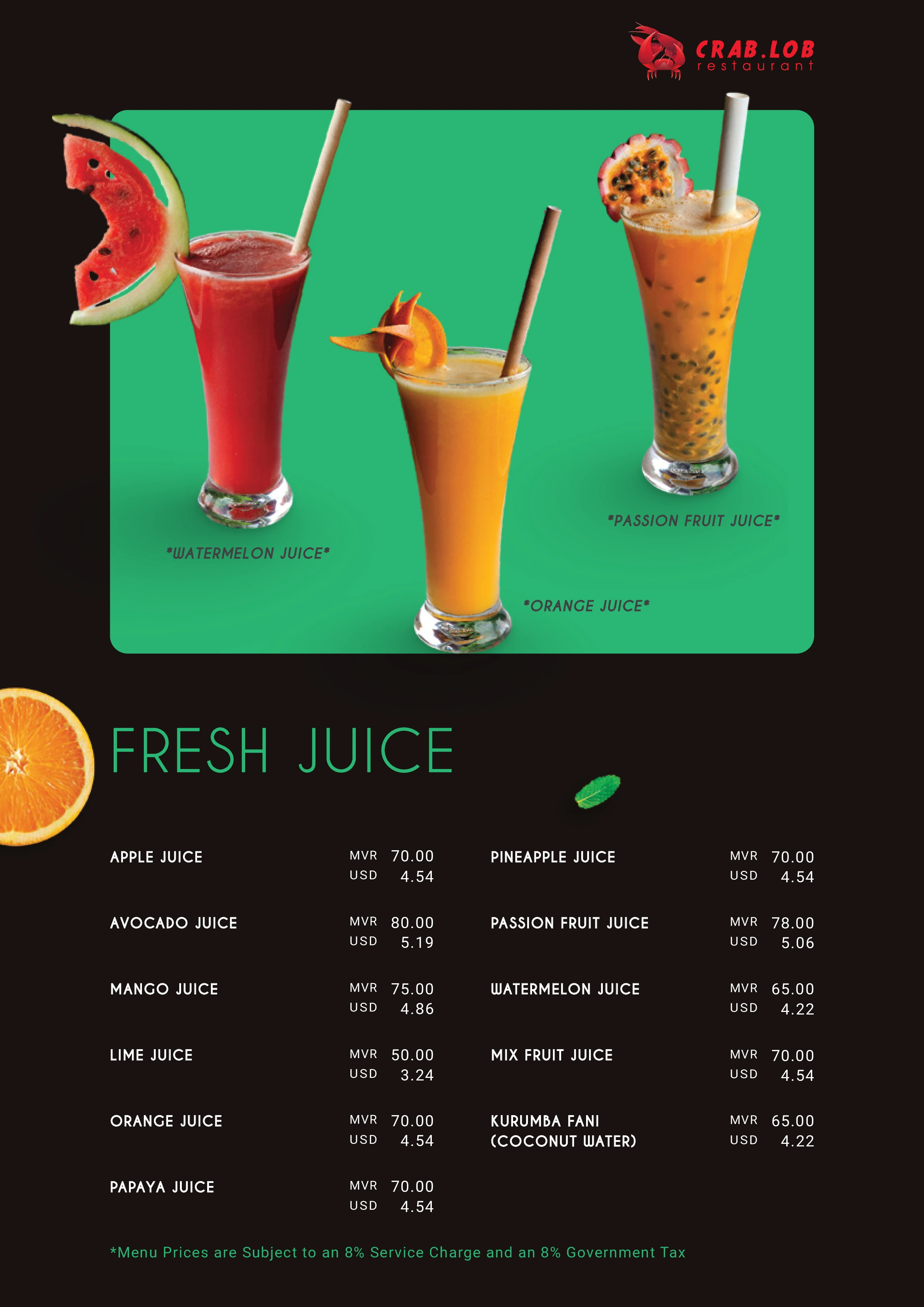 Menu page 27
