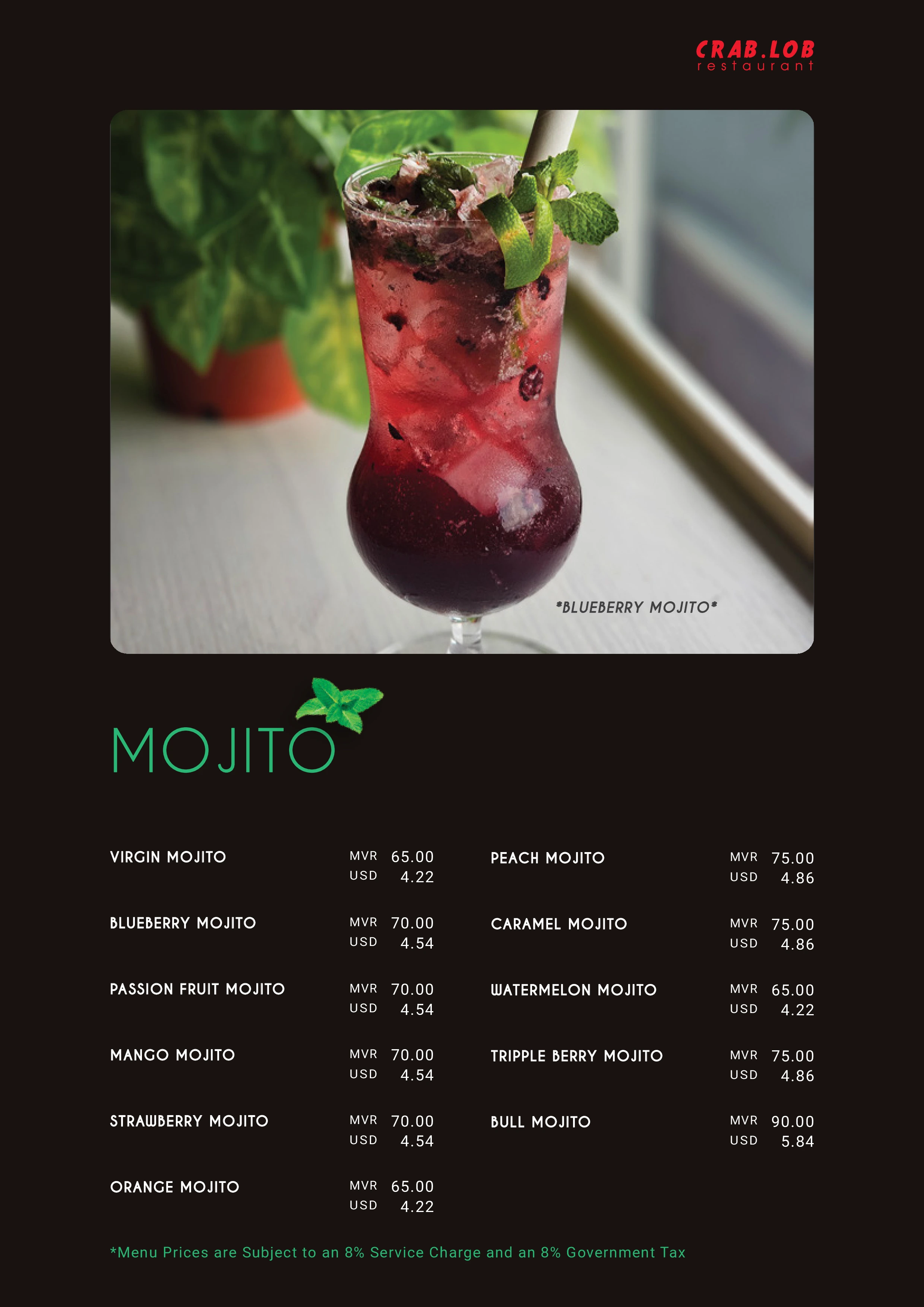 Menu page 29