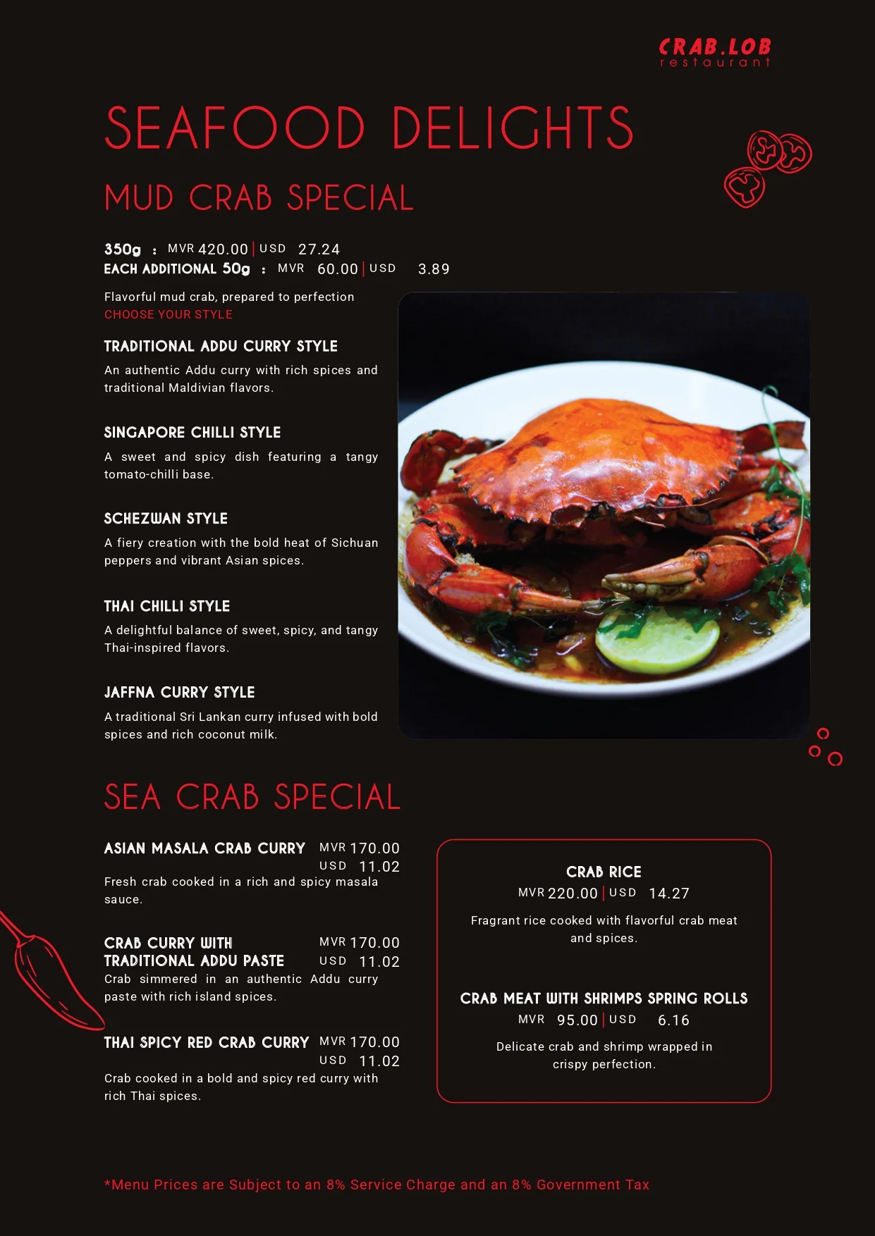 Menu page 6