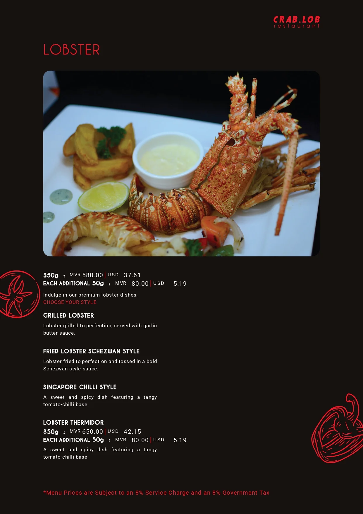 Menu page 7